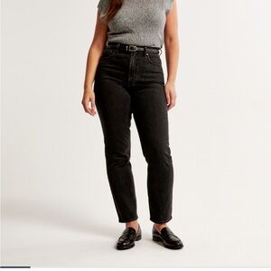 High Rise Ankle Straight jeans- Abercrombie